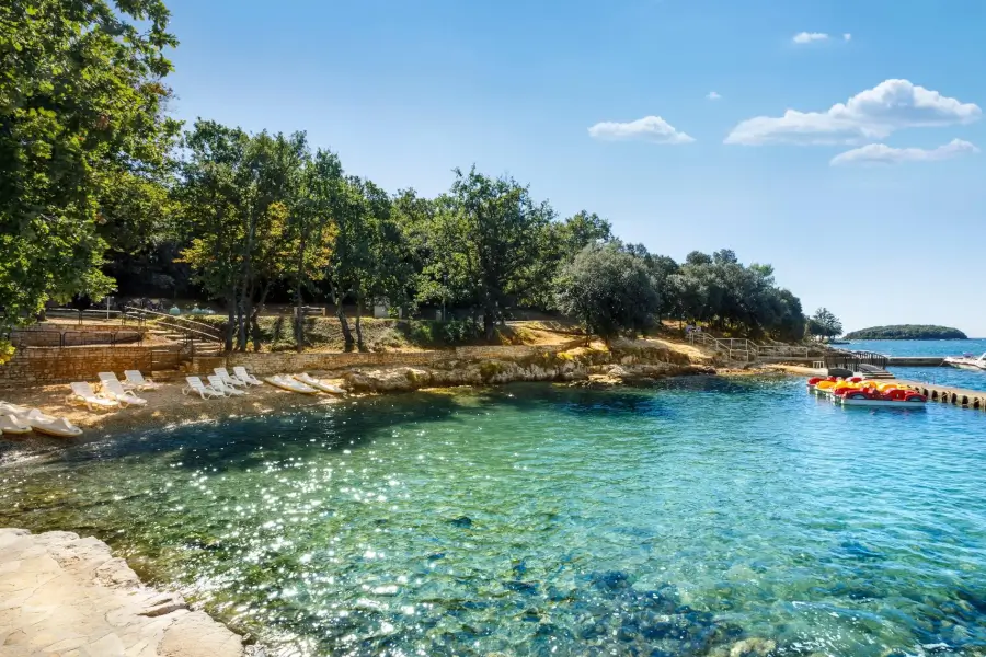 Vrsar - resort Funtana - plaža