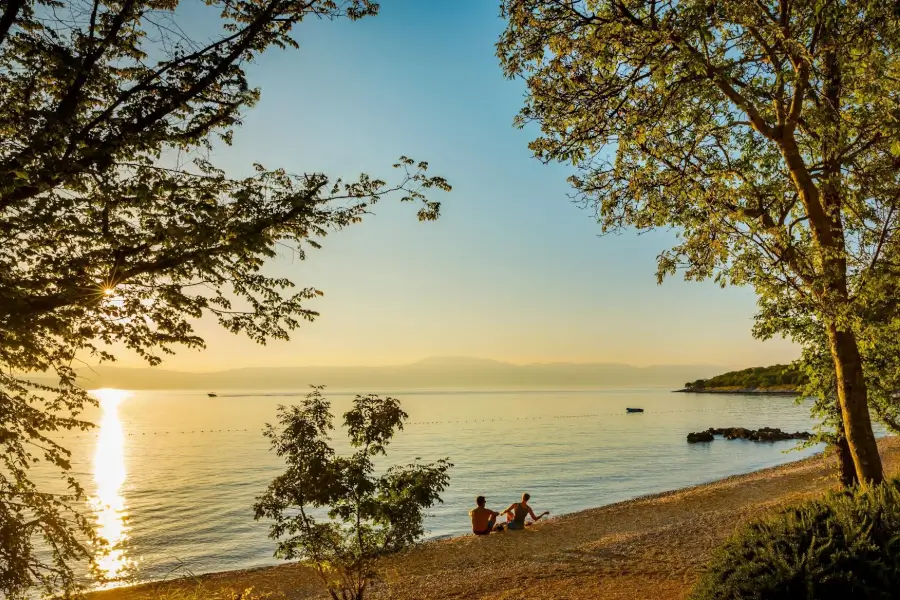 Krk - hotel Magal - plaža