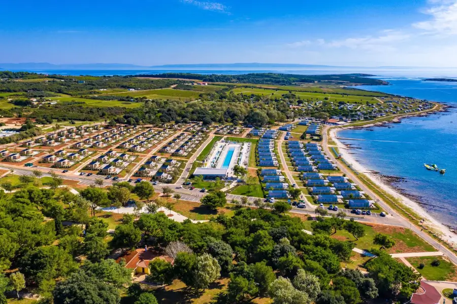 Pula - mobilne hišice Arena Grand Kažela - pozicija