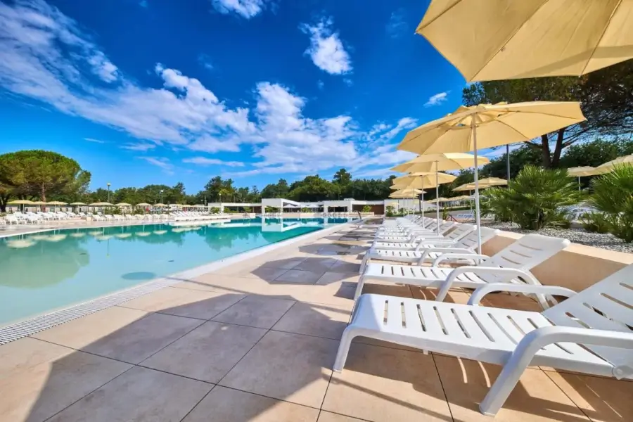 Umag - mobilne hišice Stella Maris - zunanji bazen