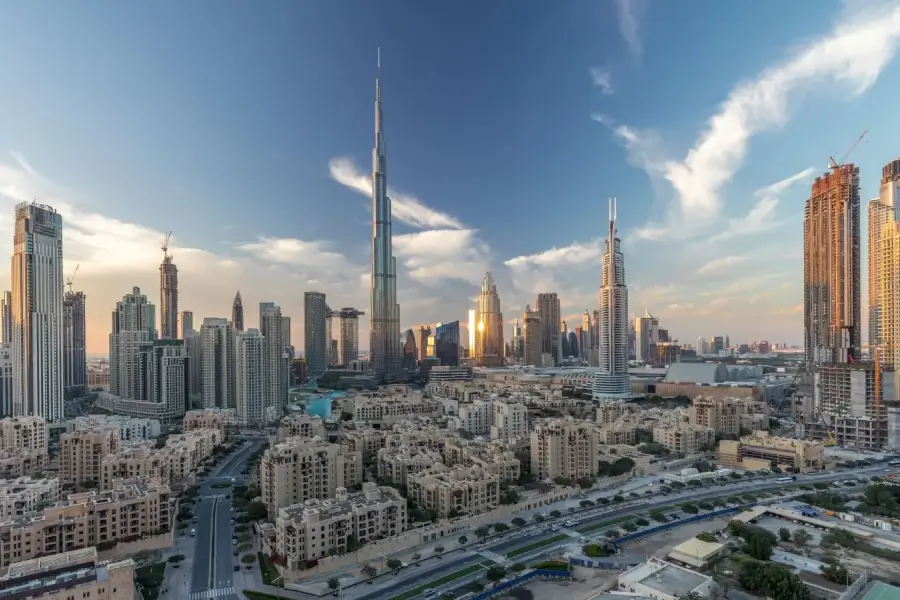 Dubaj - pogled na mesto in Burj Khalifo