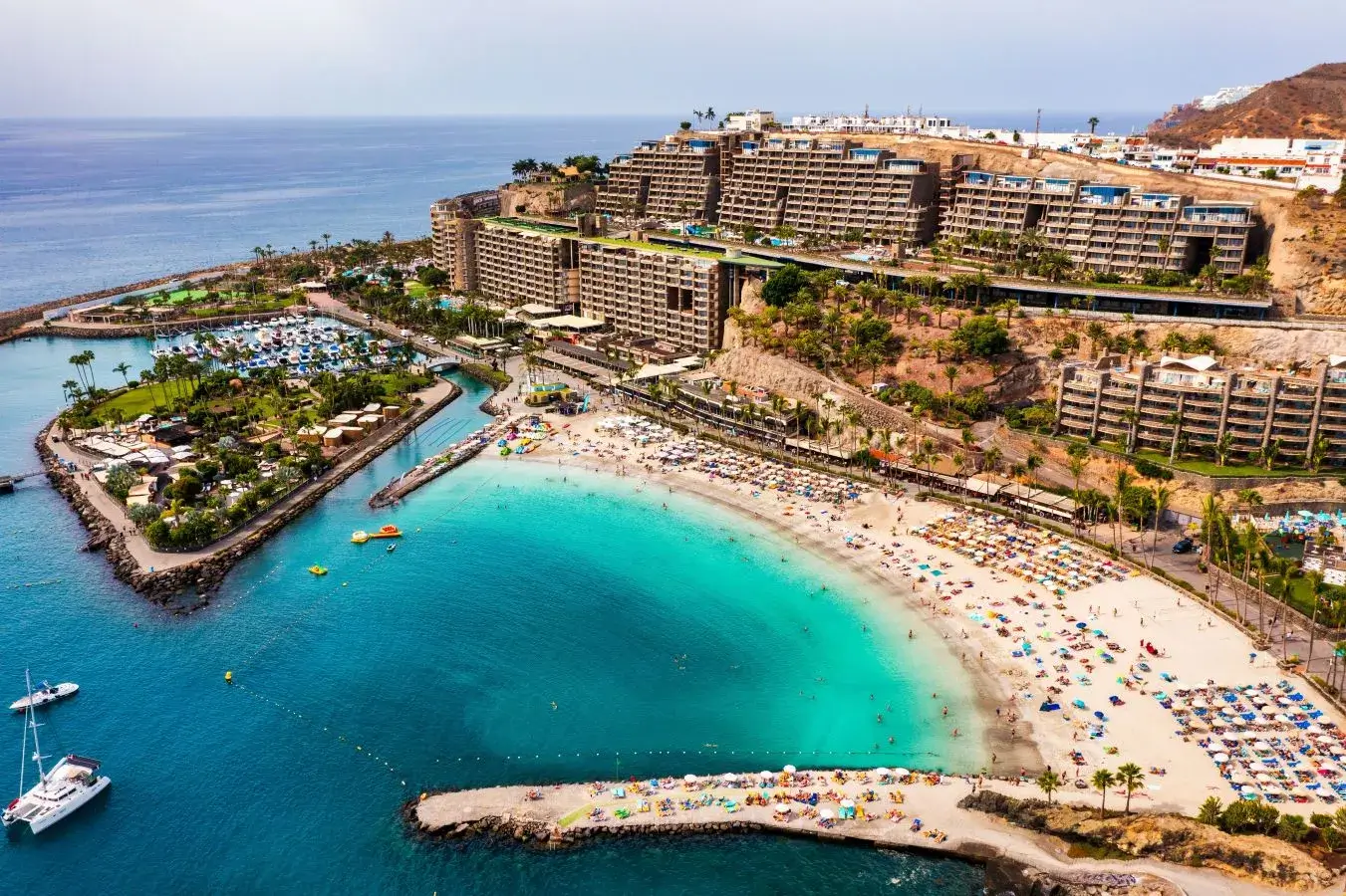 Gran Canaria-zaliv in obmorski hotelski kompleksi