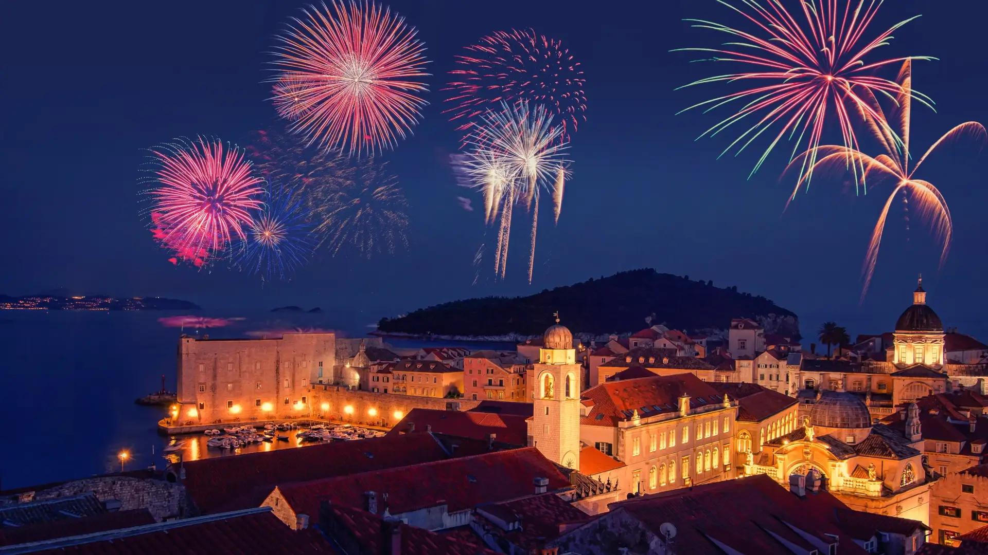 Dubrovnik - novoletni ognjemet